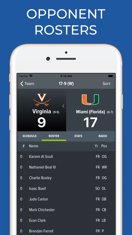 Miami Hurricanes Football screenshot-8