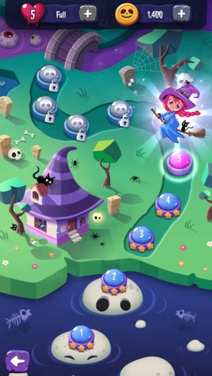Witch Cat: Bubble Shooter