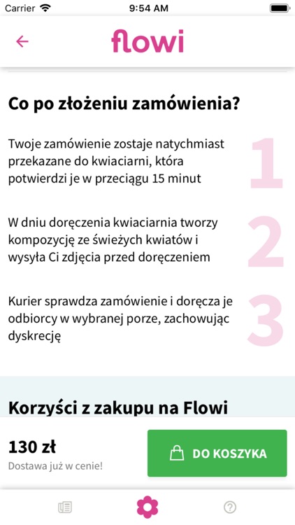 Flowi kwiaty i poczta kwiatów