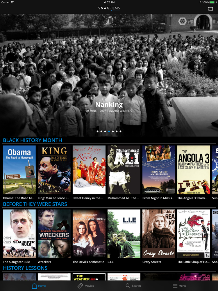 Snagfilms for iOS iPhone iPad Free Download at AppPure