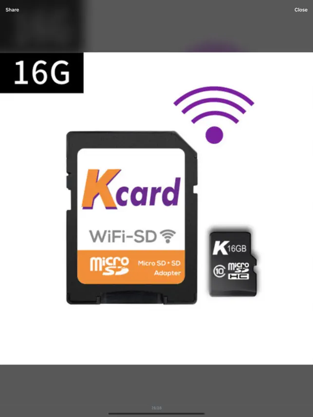 Imágen 3 Kcard WiFi SD iphone