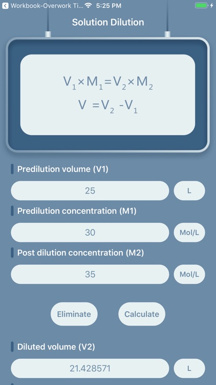 Solution Dilution-Lab Tool