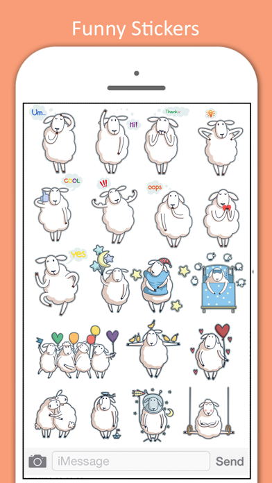 How to cancel & delete Sheep Love Stickers from iphone & ipad 1