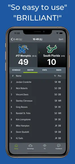 Game screenshot South Florida Football App hack