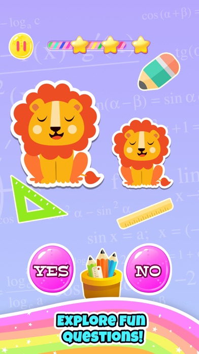 Baby Unicorn Girl Math Games screenshot 3