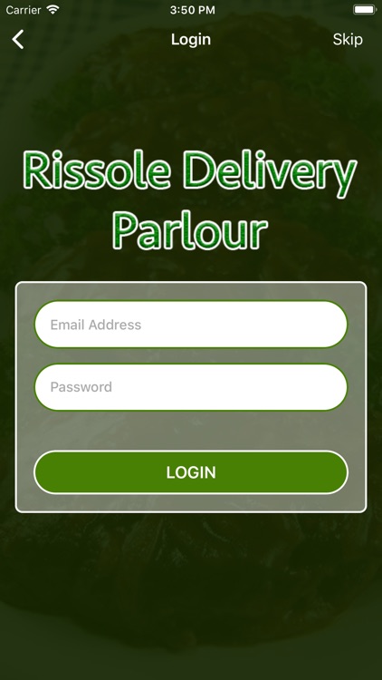 Rissole Delivery Parlour