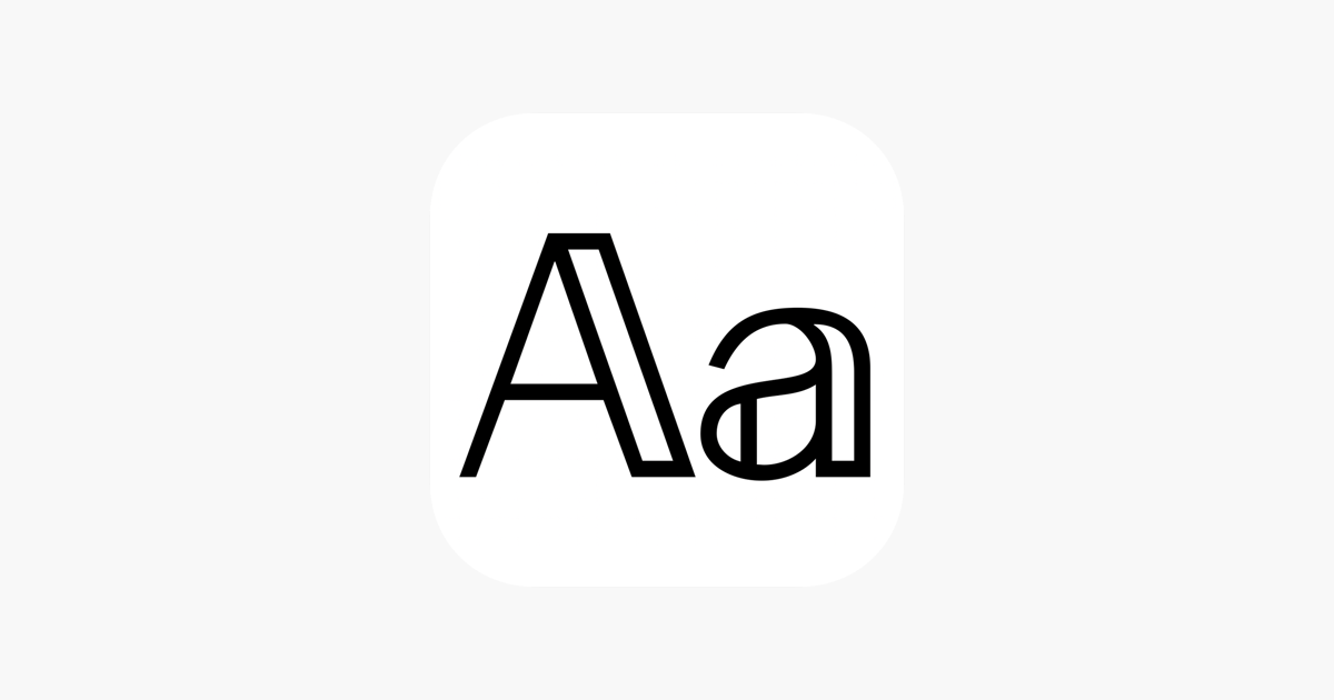 Fonts On The App Store