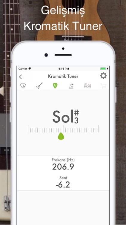 Gitar, Bas ve Ukulele Tuner screenshot-3