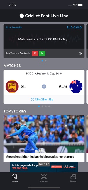 Cricket Fast Live Line(圖2)-速報App