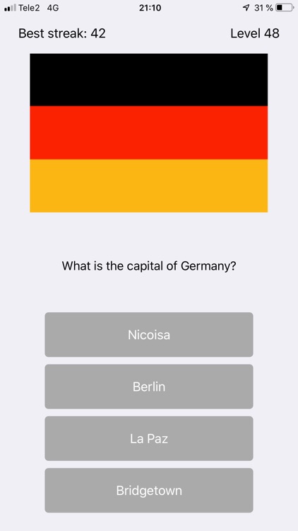 Capital City Quiz World Flags screenshot-6