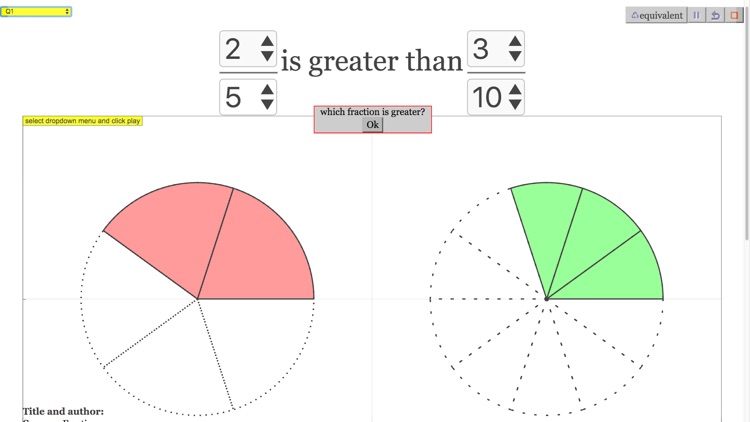 Compare Fractions Interactive