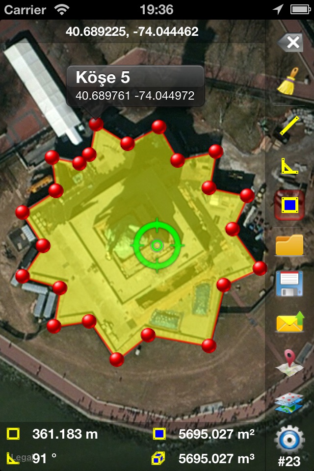 GPS Alan Ölçümü Lite screenshot 2