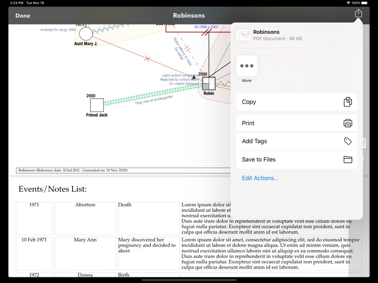 iGenogram: Genogram Editor screenshot-3