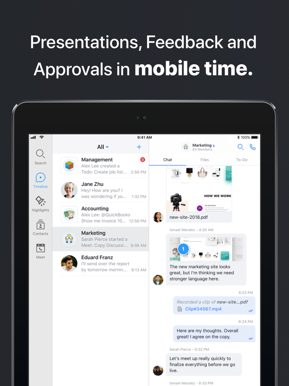 Moxtra - Team Collaboration and Communication screenshot