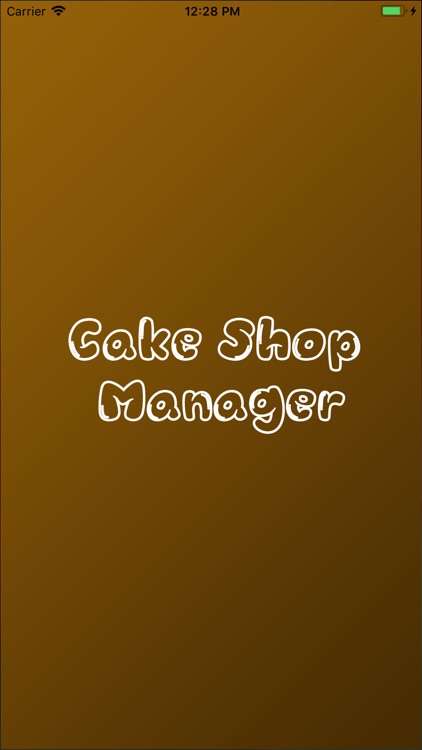 Cake Shop Manager