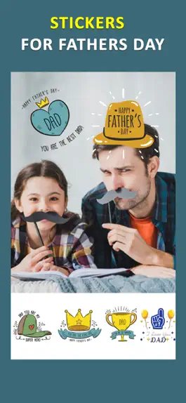 Game screenshot Father's Day Stickers & Wishes apk