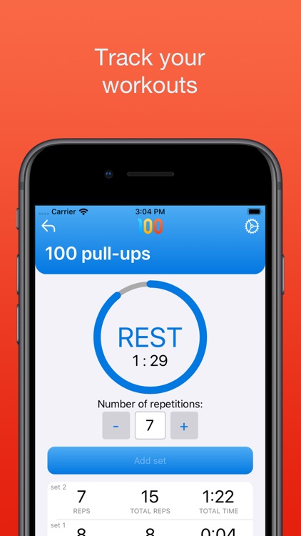100Challenge - Workout Tracker