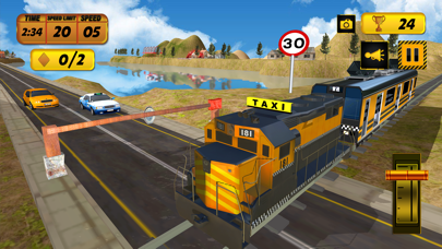 Hilly Train Taxi Adventure screenshot 3