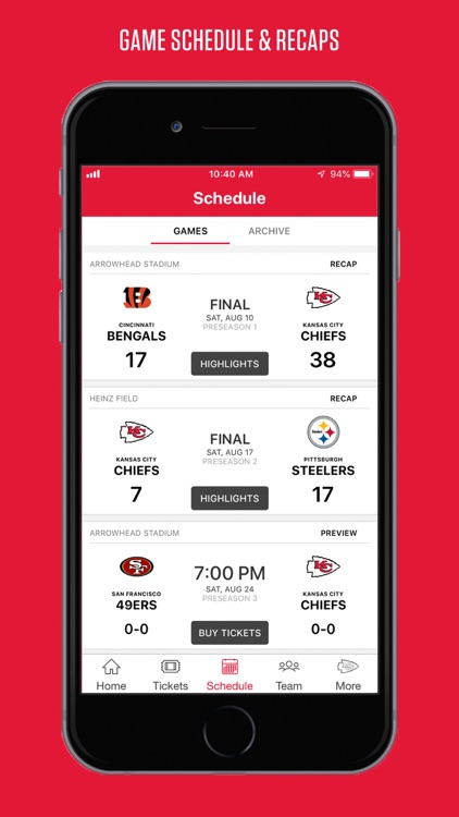 Kansas City Chiefs screenshot-4