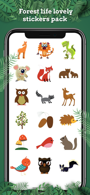 Forest Life Lovely Stickers(圖2)-速報App