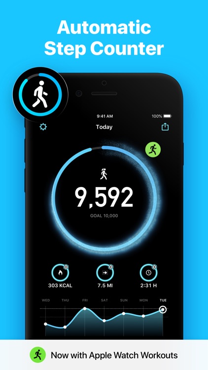 StepsApp Pedometer screenshot-0