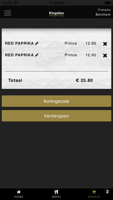 Kingslize Premium Pizza screenshot 4