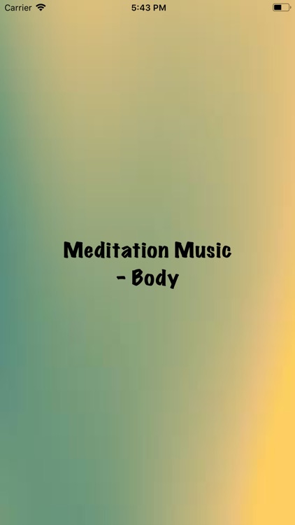 Meditation Music - Body