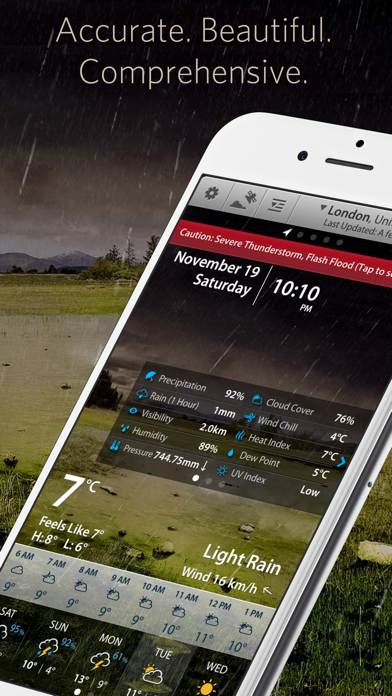 Weather Mate Pro - Live Current Conditions, Hyperlocal Forecast, Radar Maps, and Severe Weather Alerts Screenshot 1