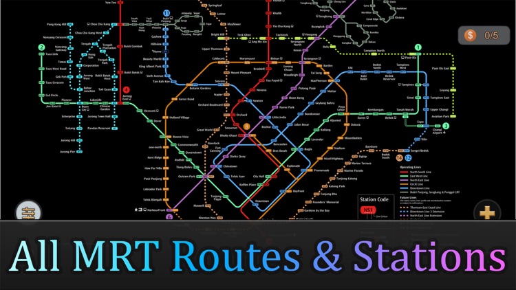 Singapore MRT Map Route(Pro)