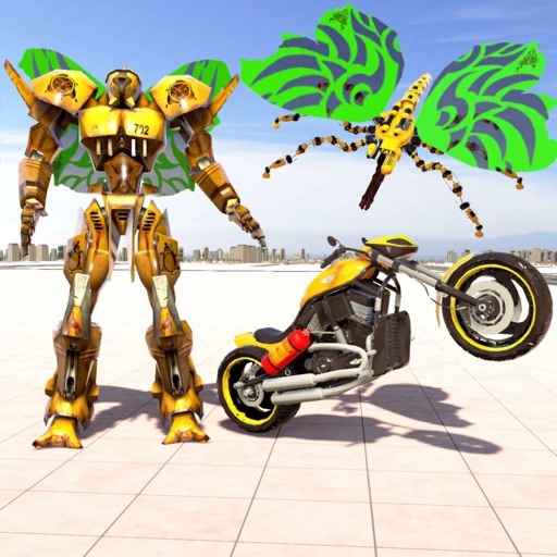 Butterfly Robot Mech Battle Icon