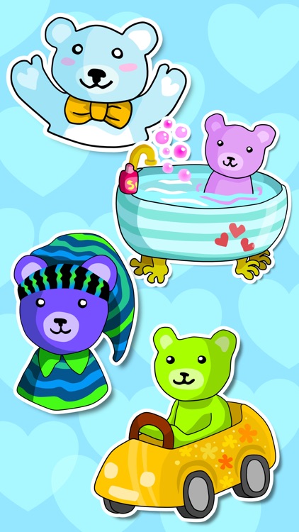 Sweet Teddy Bear Stickers