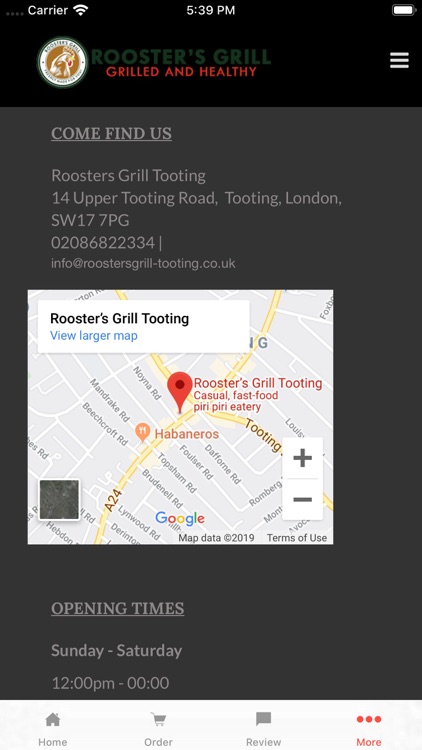 Rooster's Grill Tooting