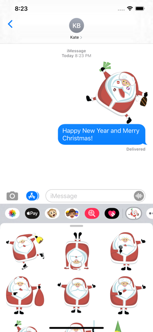 XMAS Santa Christmas Stickers