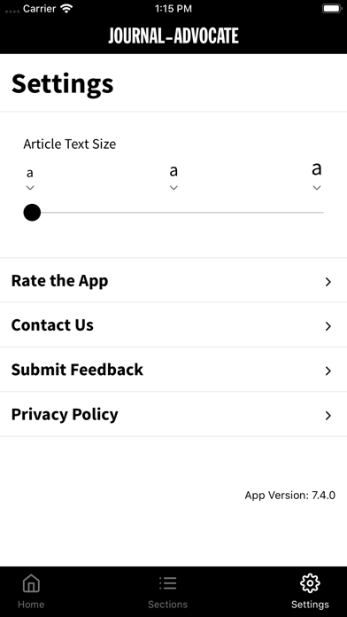 How to cancel & delete Journal-Advocate from iphone & ipad 4