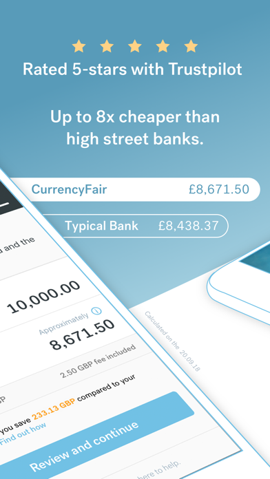 CurrencyFair Money Transfer screenshot 2