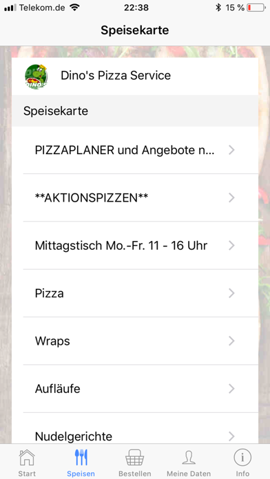 Dino's Pizza Service screenshot 2