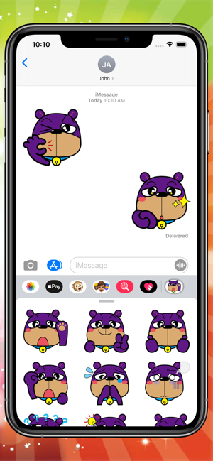 Lovely Bear Sticker(圖4)-速報App