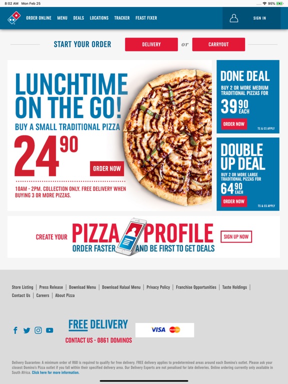 【图】Domino’s Pizza Asia Pacific(截图3)