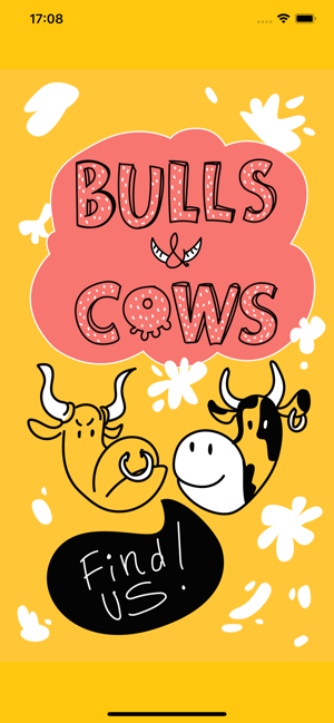 Cows & Bulls. Find us!