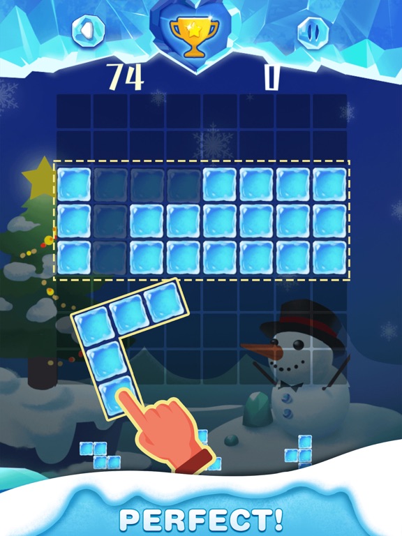 Ice World - Fill Up Cube Blast screenshot 4