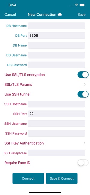 MySQL Mobile Client