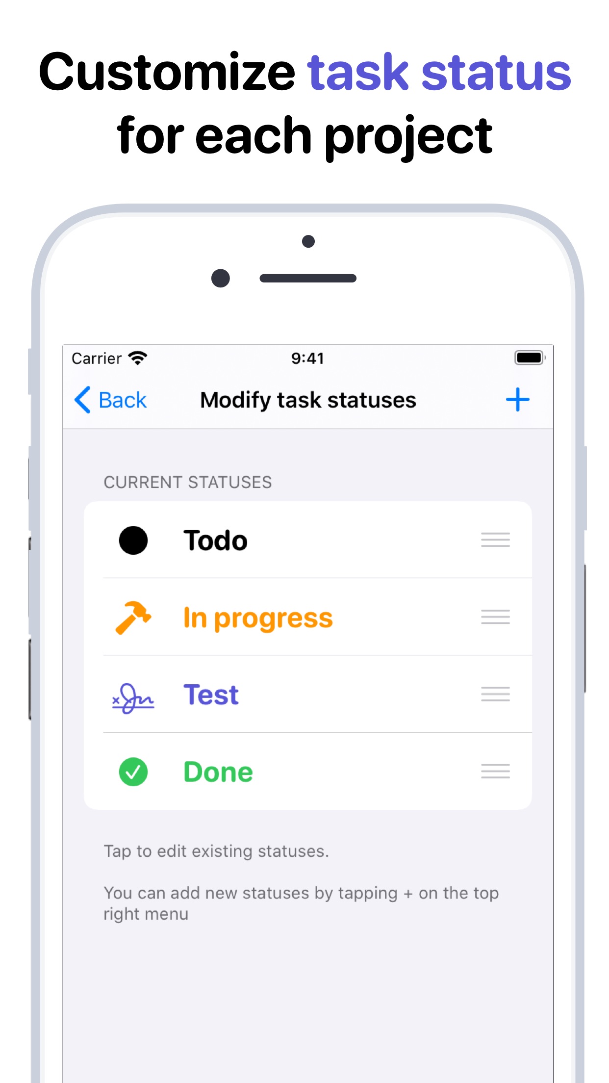 Screenshot do app Tasks: Smart Lists & Reminders