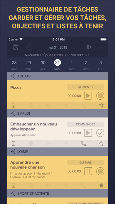 Screenshot #1 pour Taches - To Do List