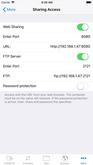 Easy FTP & SFTP Pro Lite screenshot1