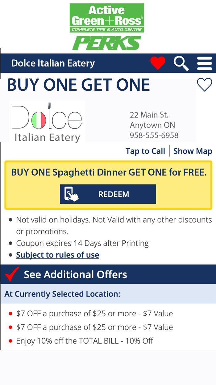 Active Green Ross Perks