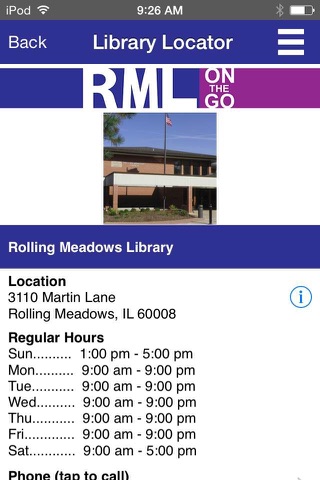 Rolling Meadows Library screenshot 4