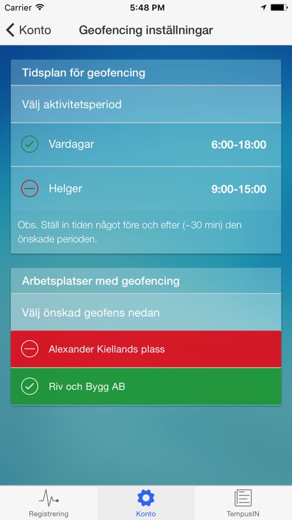 Personalliggare ID06 - MOA