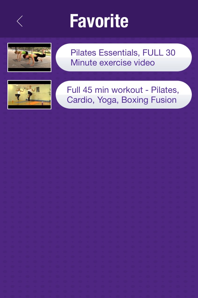 Pilates Fitness Workout Videos screenshot 2