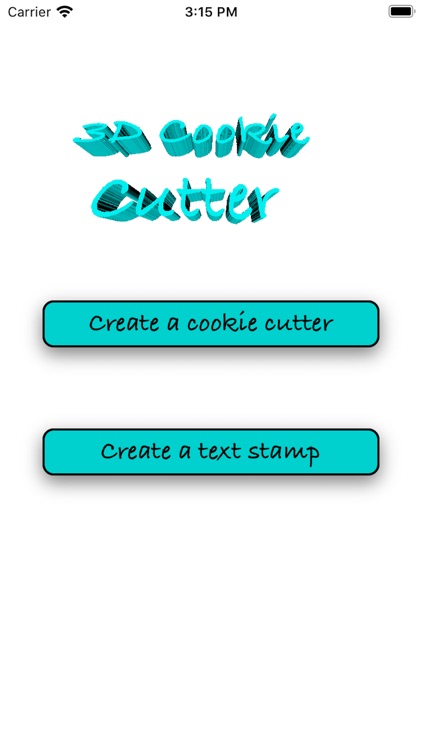 3D Cookie Cutter