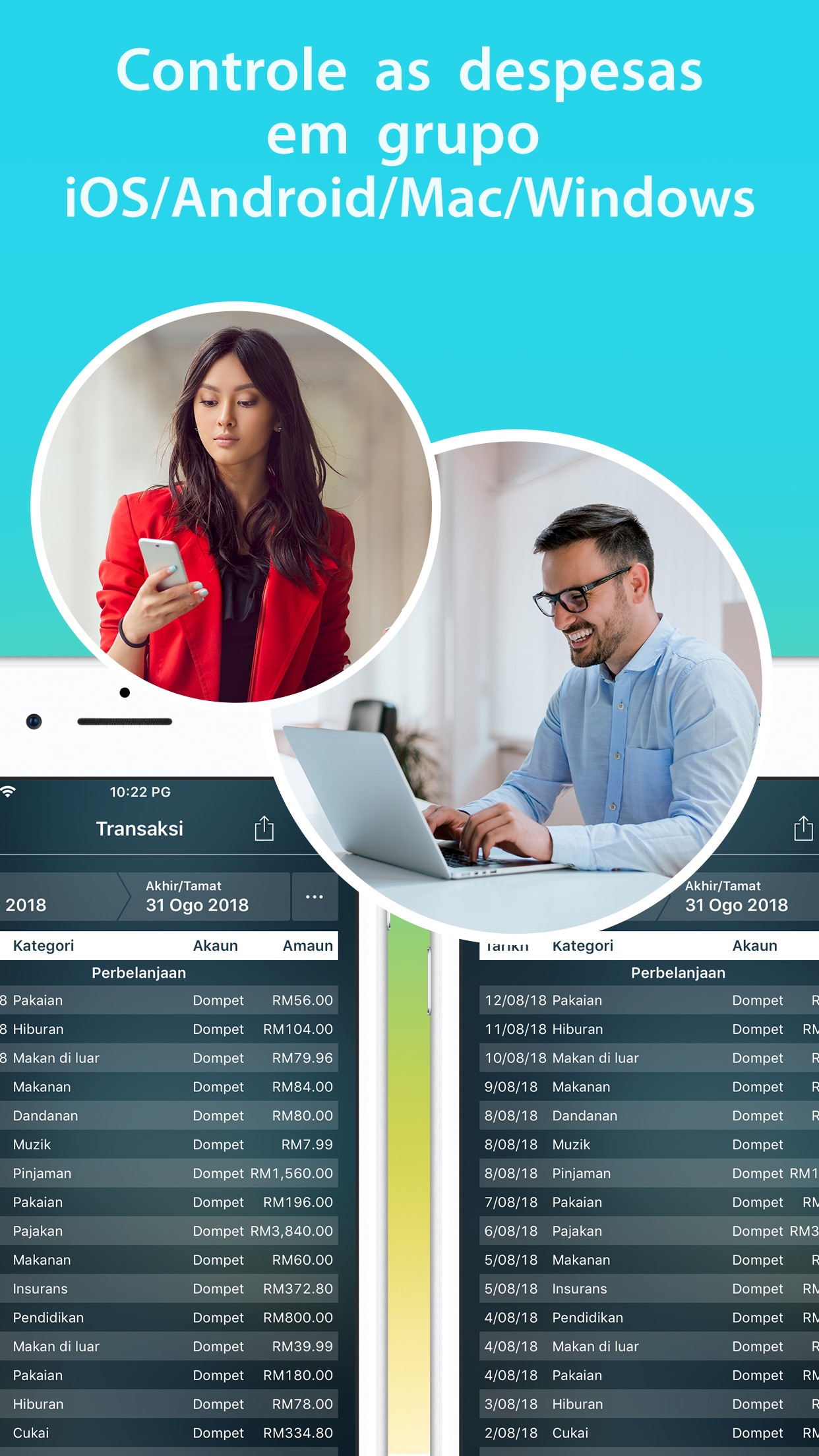 Screenshot do app Money Pro: Finanças Pessoais